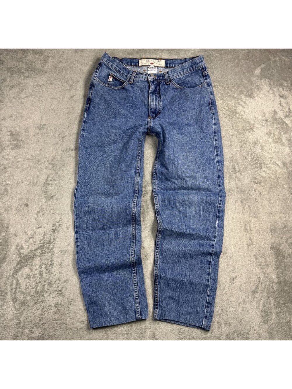 Vintage 90s Guess Jeans Womens 31 High Rise Tapered Denim Classic Fit Grunge